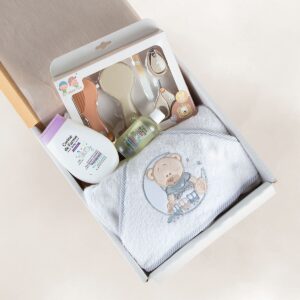 Canastilla de Nacimiento con Productos para Baño
